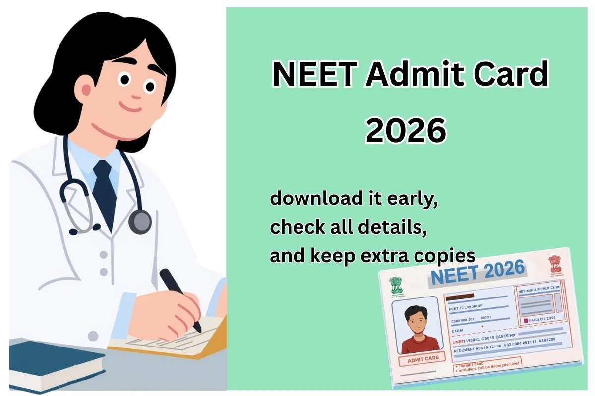NEET Admit Card 2026: Hall Ticket Download Link, Release Date & Important Instructions